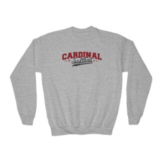 Classic Stars Softball Youth Sweatshirt - Grey