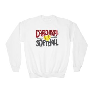 Love Cardinal Softball Youth Sweatshirt