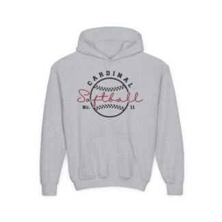 Modern Look Softball Youth Hoodie