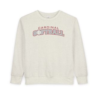 Grey Varsity Look Softball Toddler Sweatshirt