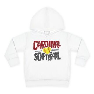 Love Cardinal Softball Toddler Hoodie