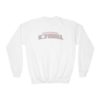 Grey Varsity Look Softball Youth Sweatshirt