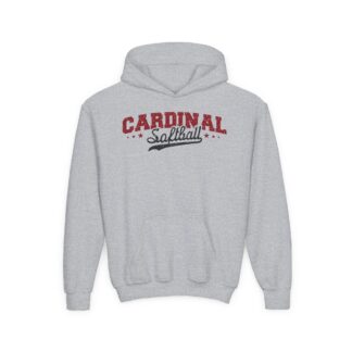 Classic Stars Softball Youth Hoodie - Grey