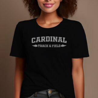 Light Cardinal Track & Field Legacy Banner – Black