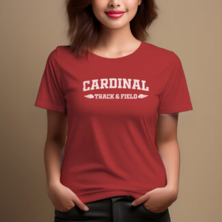 Light Cardinal Track & Field Legacy Banner – Red